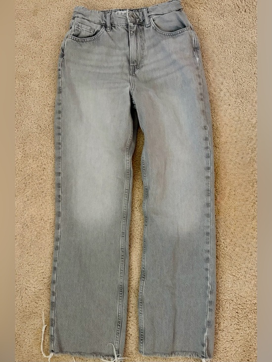Zara Denim - Zara High Rise Straight Jeans